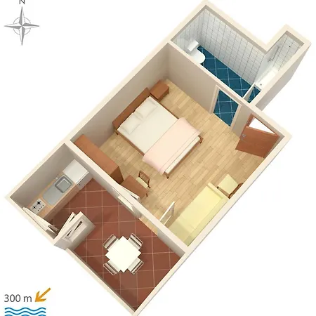 With A Parking Space Nemira, Omis - 6070 Апартаменты